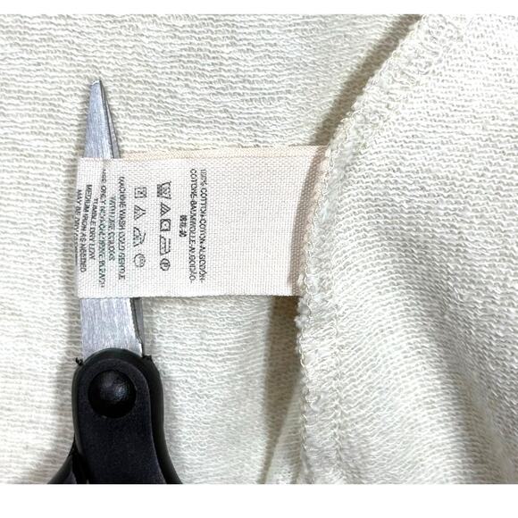 Free People Clementine Cream Lace Asymmetrical Boho Jacket Snap Size Small/P - Picture 7 of 10